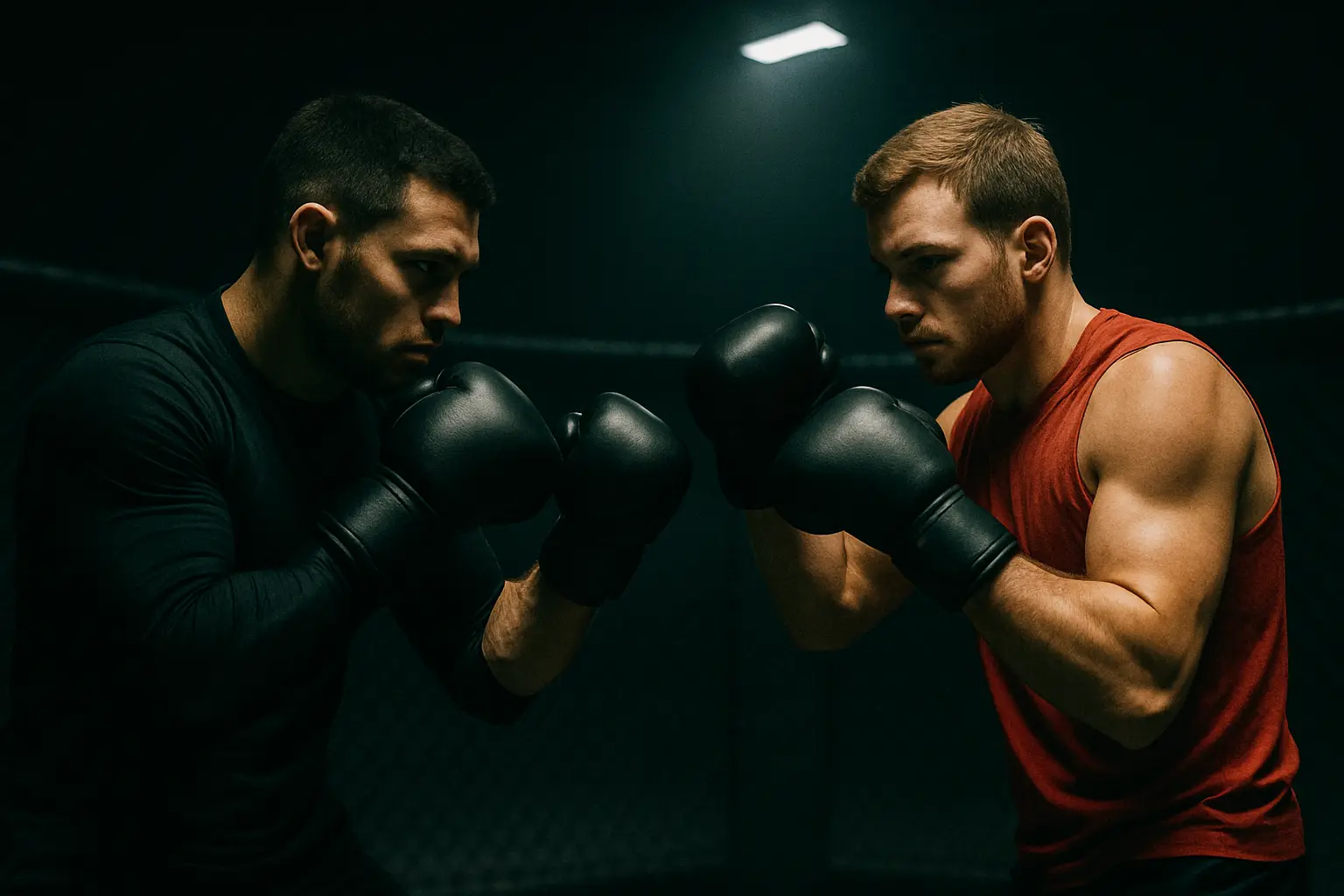 Спарринги под контролем тренеров